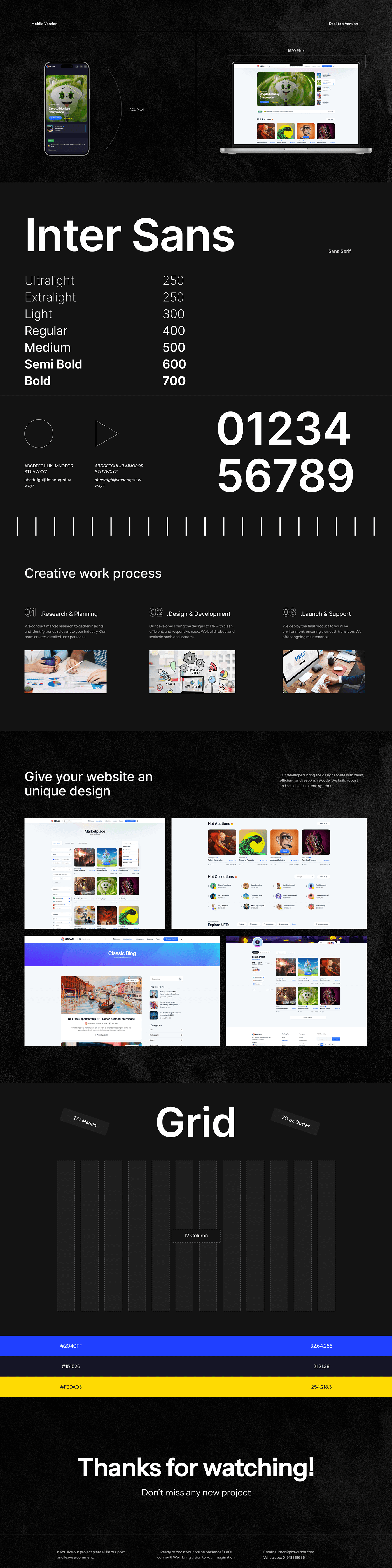 NFT Ocean: Comprehensive theme for NFTs